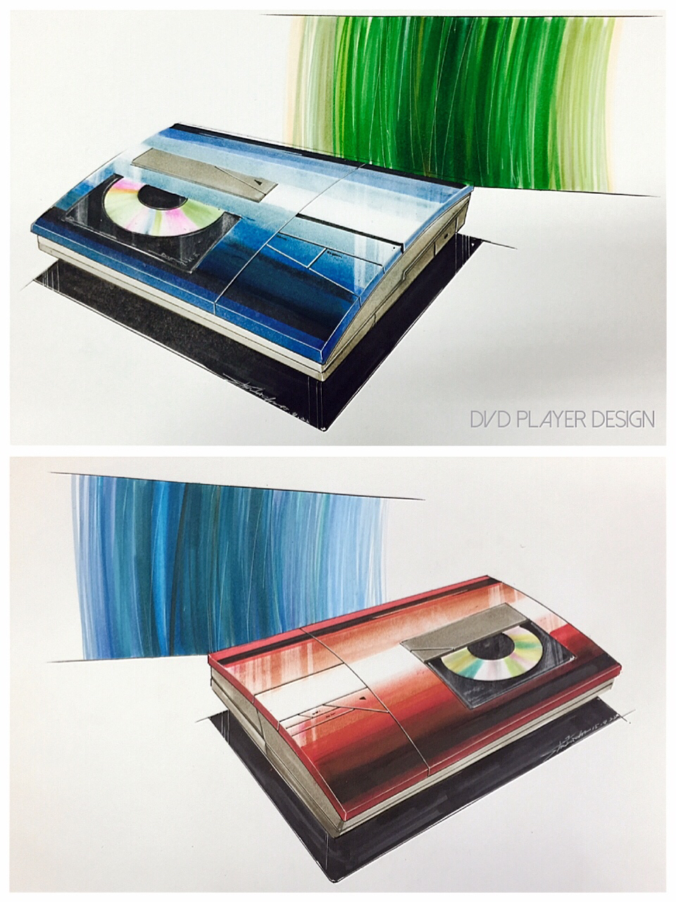 960x1280 Dvd Player Design Marker Drawing Pastel Uni 0.1mm0.5mm Product