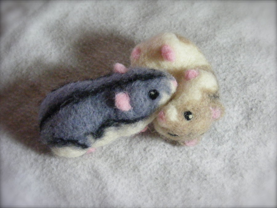 900x675 Needle Felted Dwarf Hamsters By Cvdart1990