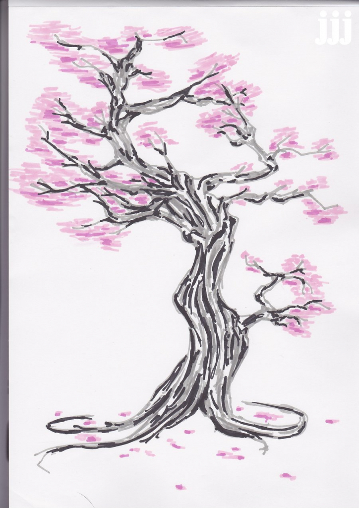 Dying Tree Drawing at GetDrawings | Free download