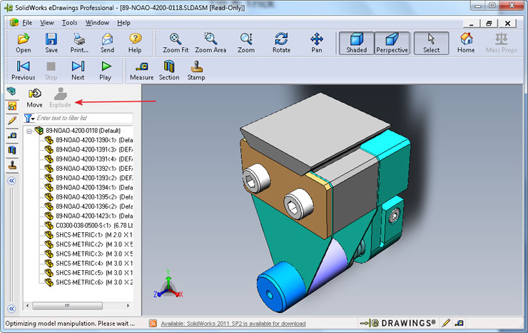740x466 Quick Explode In E Drawing
