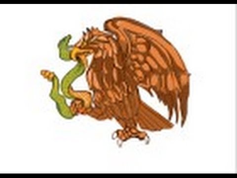 480x360 How To Draw The Eagle From The Mexican Flag