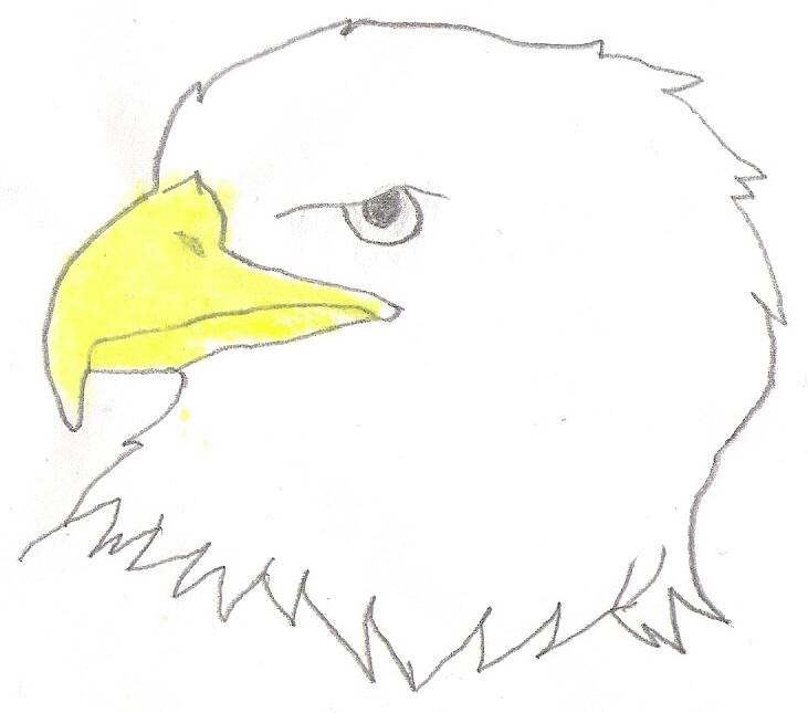 731x645 Eagle Head By Sleep Stencils