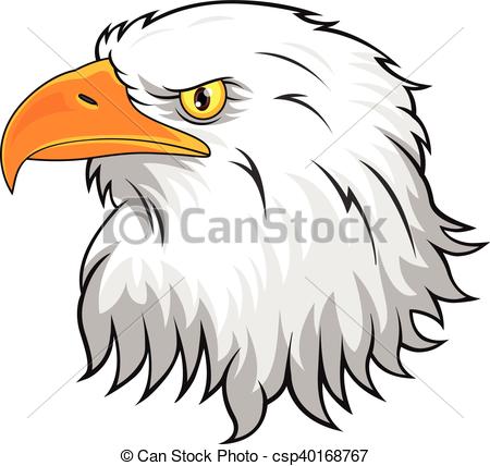 450x428 Vector Illustration Of Eagle Head Mascot Clip Art Vector