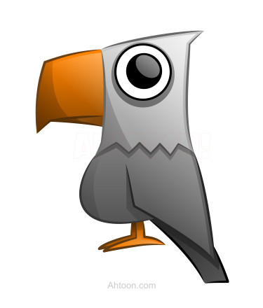 375x440 Learn How To Design And Draw A Cute Cartoon Eagle Made With Simple