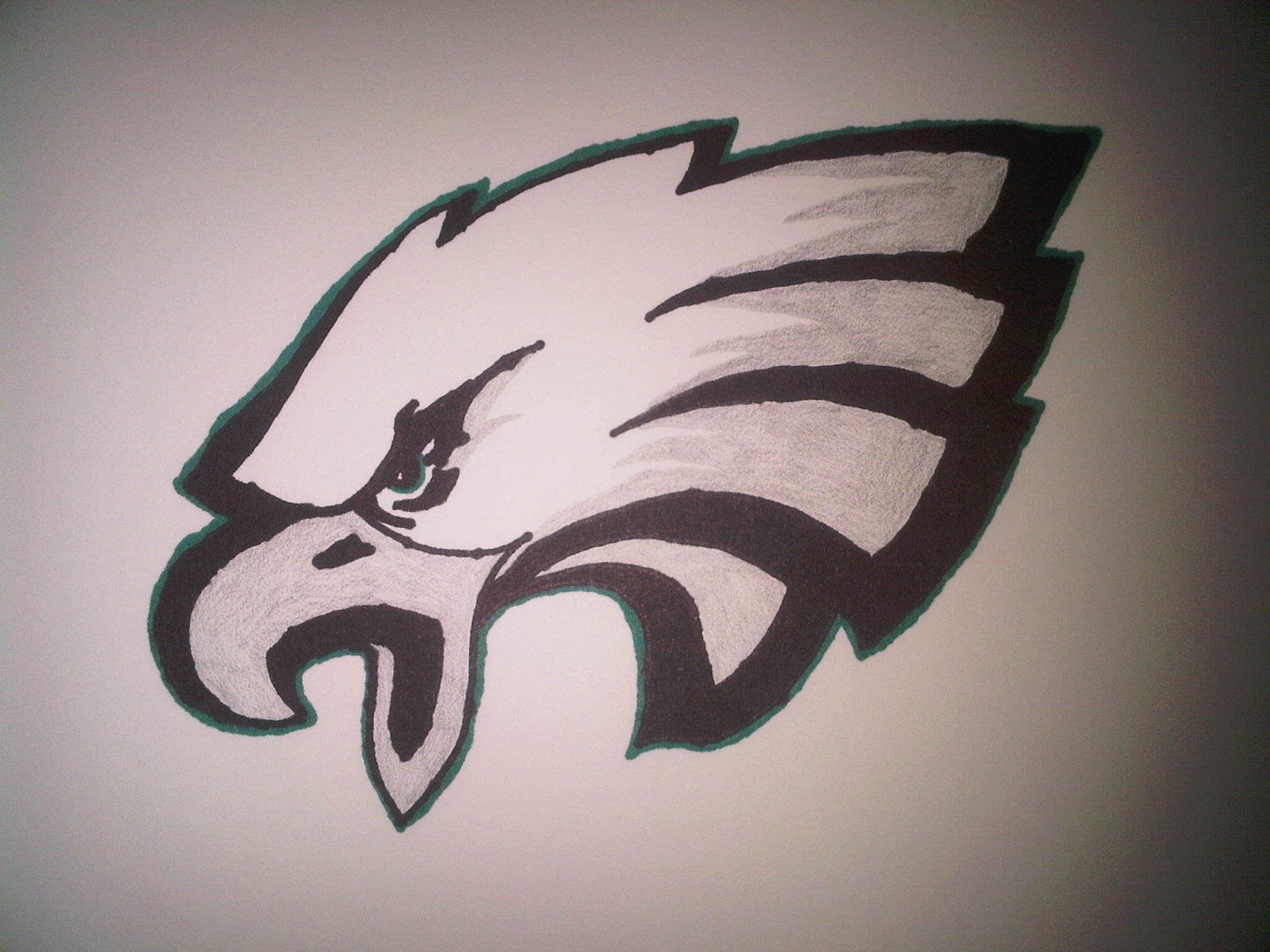 2048x1536 How To Draw The Philadelphia Eagles Logo