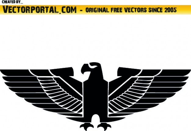 626x430 Eagle With Open Wings Design Vector Free Download