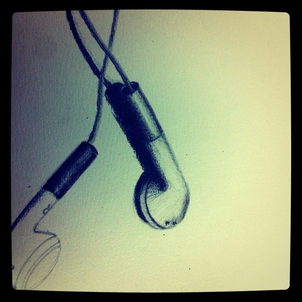 612x612 The World's Best Photos Of Drawing And Earphones