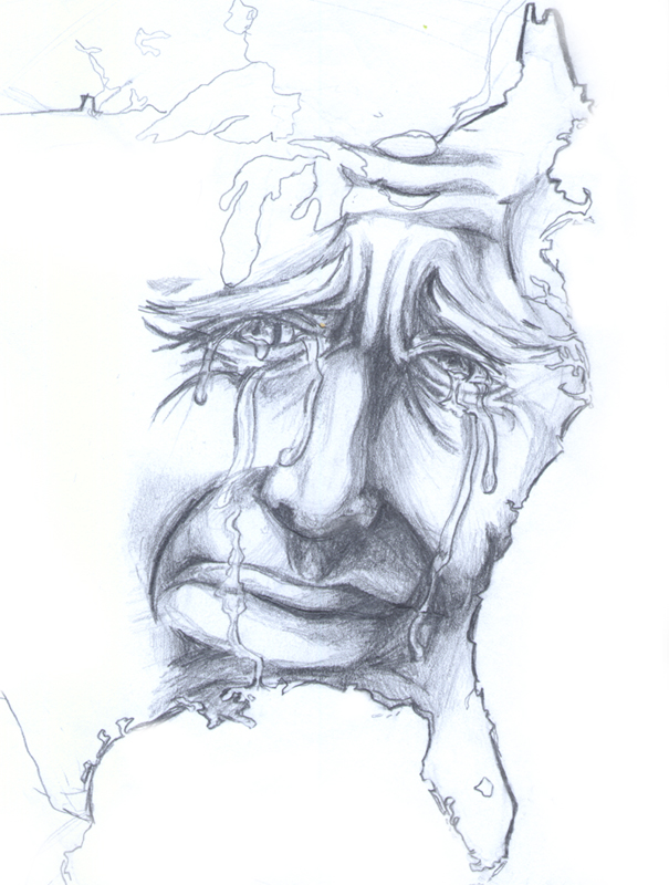 605x800 Earth Day Sketch By Shy Light