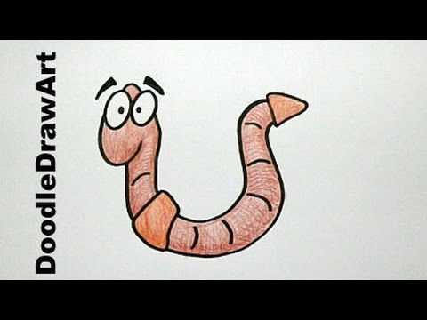 480x360 Drawing Ideas How To Draw Cartoon Worm