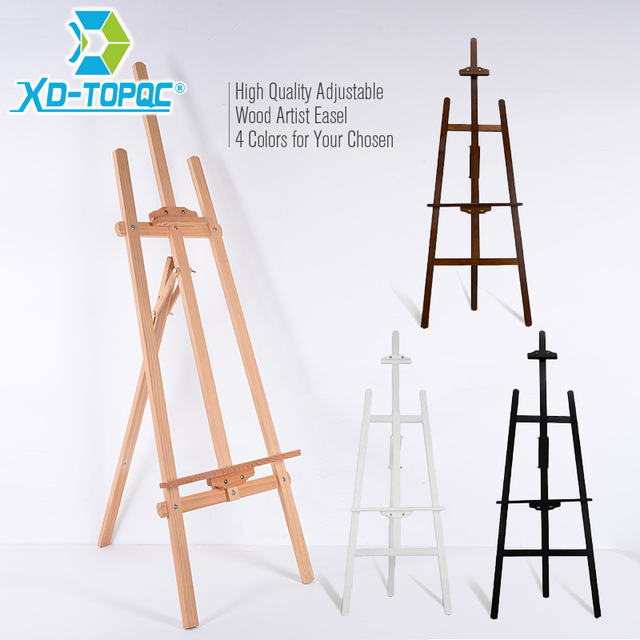 640x640 Xindi Adjustable Pine Wood Art Painting Easel 4 Colors Wooden