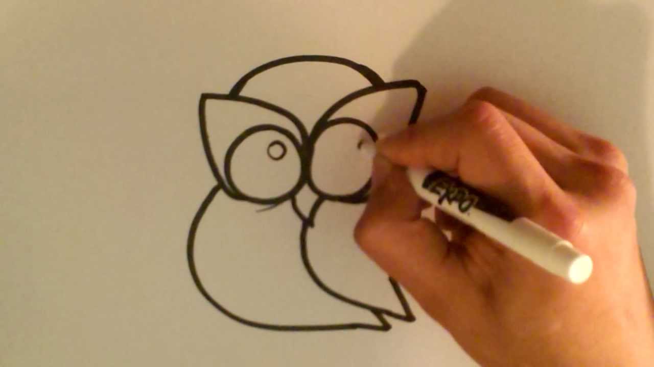 1280x720 Easiest Way To Draw An Owl