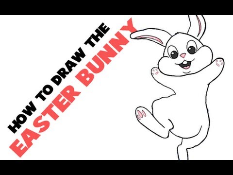 480x360 How To Draw A Cartoon Bunny Rabbit Or Easter Bunny