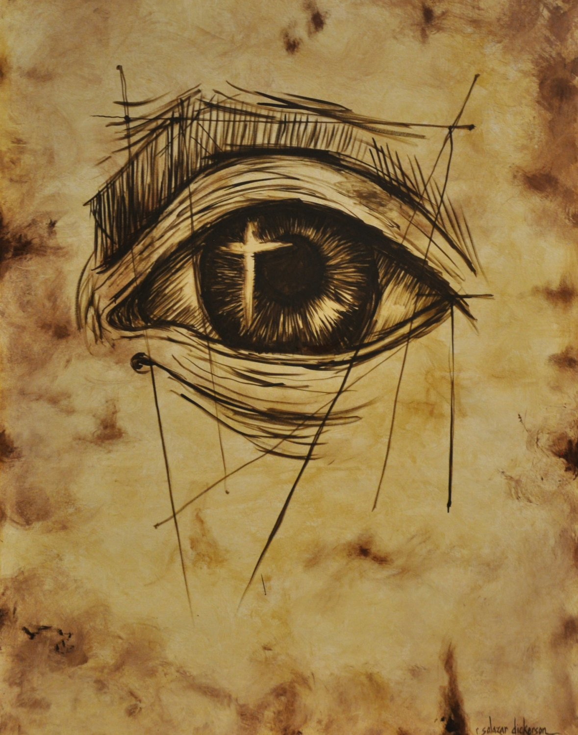 1179x1500 Eye Of Jesus Symbolic Eye Of Christ Cross Reflected In