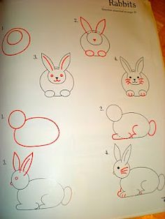 236x314 How To Draw An Easter Bunny Easter Kids Activities