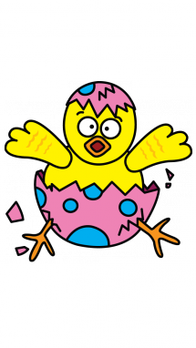 215x382 How To Draw Easter Chicken, For Kids, Easy Step By Step Drawing