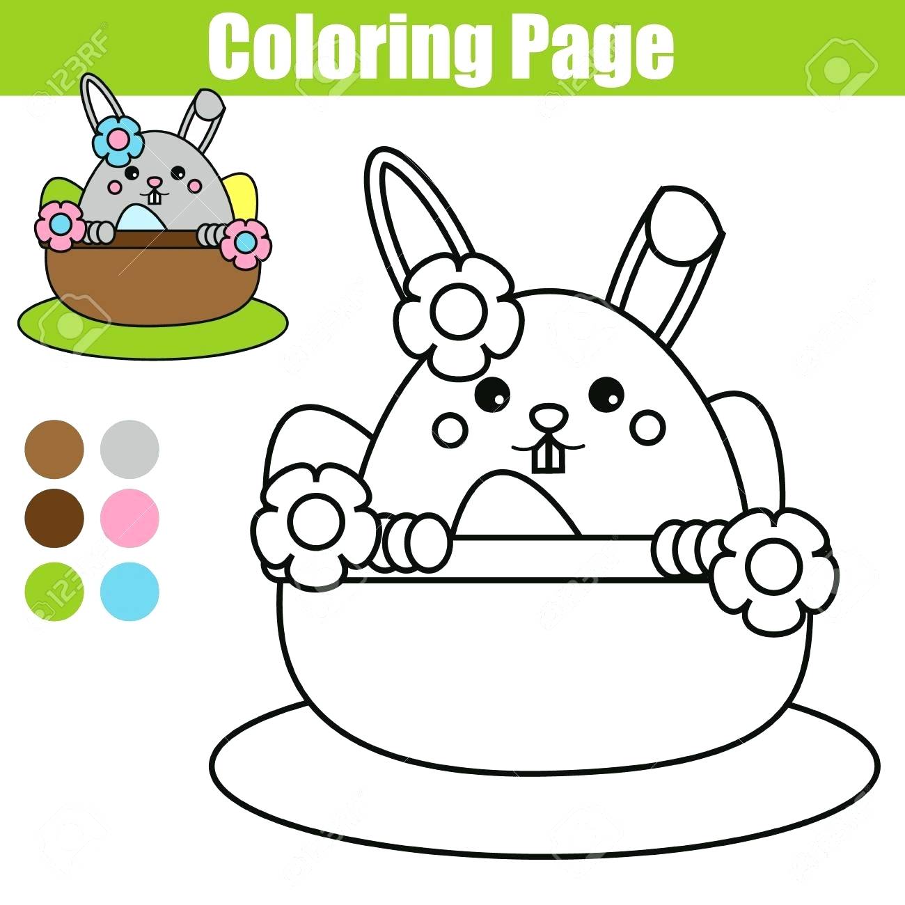 1300x1300 Coloring Coloring Easter Bunny Pages For Kids Face To Print