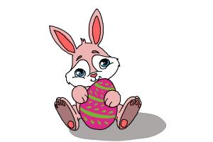 300x200 How To Draw An Easter Egg Basket