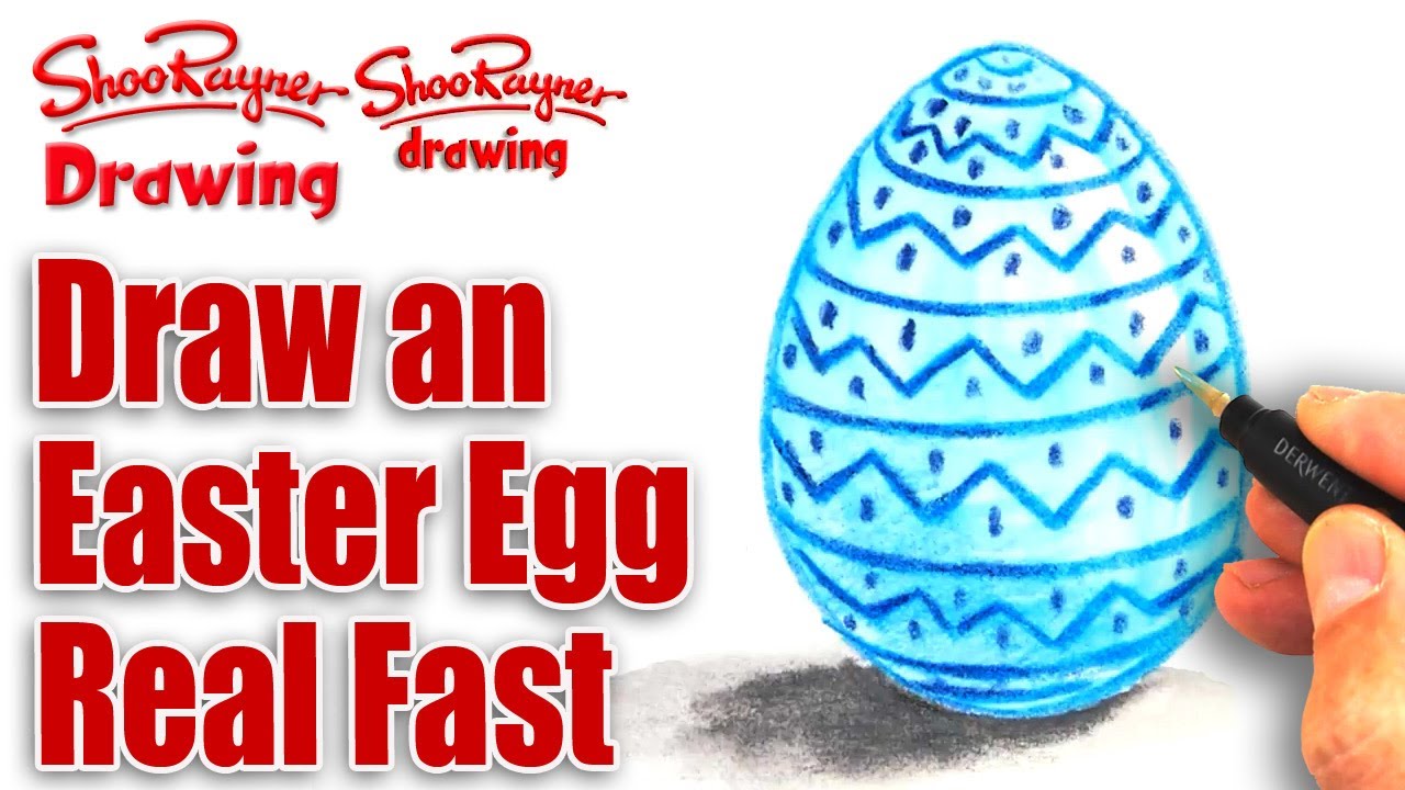 1280x720 How To Draw An Easter Egg Quick And Easy!