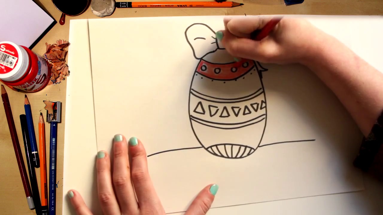 1280x720 How To Draw An Easter Egg