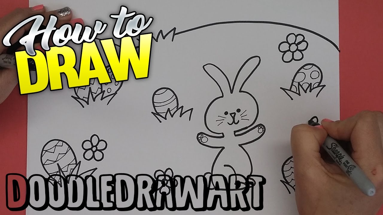 1280x720 How To Draw An Easter Scene