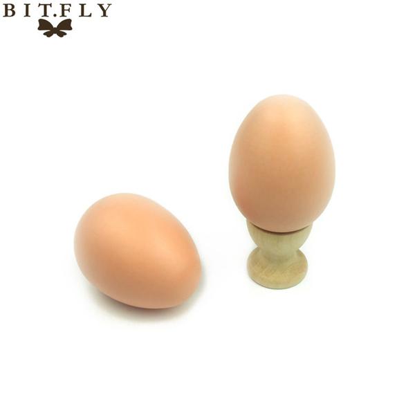 600x600 10 Pieces Wooden Eggs Drawing Eggs Easter Eggs Children's Day