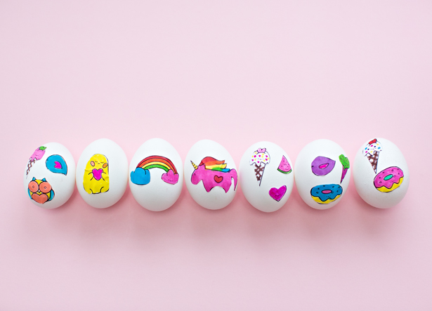 615x443 Cute Easter Egg Sticker Art With Free Printablbe Coloring Page