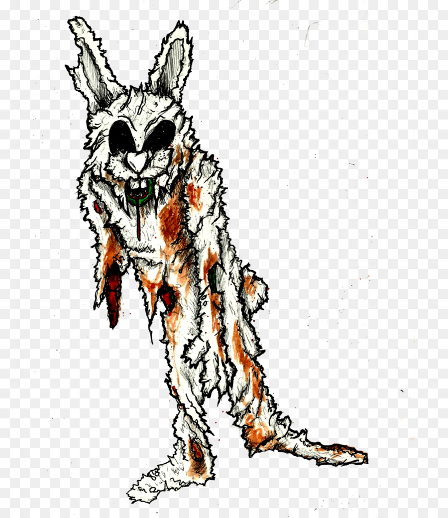 900x1040 Easter Bunny Rabbit Drawing Zombie