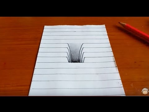 480x360 Very Easy!! How To Drawing 3d Hole