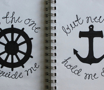 215x185 Anchor, Back And White, Down, Draw