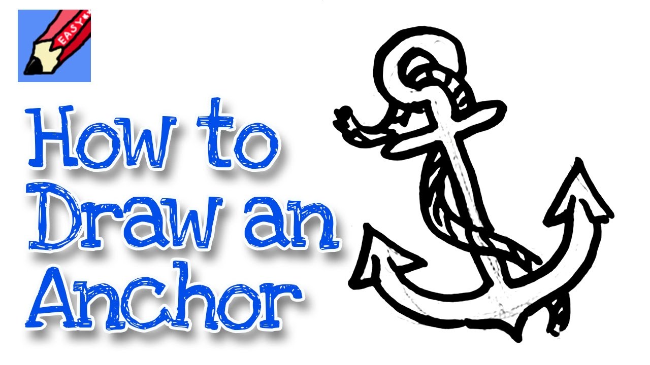 1280x720 How To Draw A Ship's Anchor Real Easy