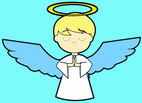 500x363 How To Draw Cartoon Angels In Easy Step By Step Drawing Tutorial