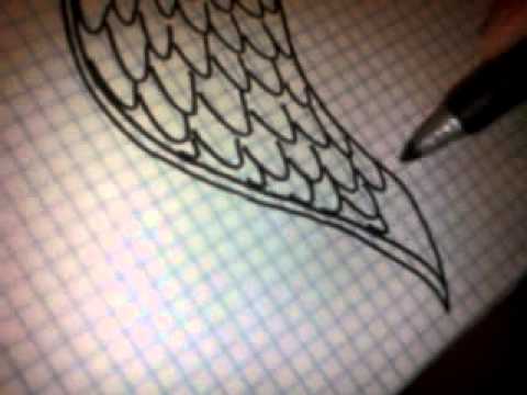 480x360 How To Draw Angel Wing (Ezy)