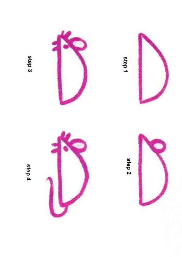 601x850 How To Draw A Mouse Pediatric Therapy And Educational Activities