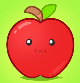 341x350 How To Draw How To Draw An Apple For Kids