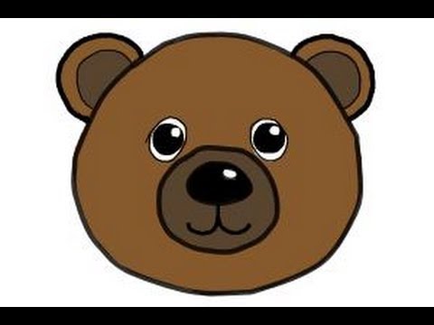 480x360 How To Draw A Bear Face