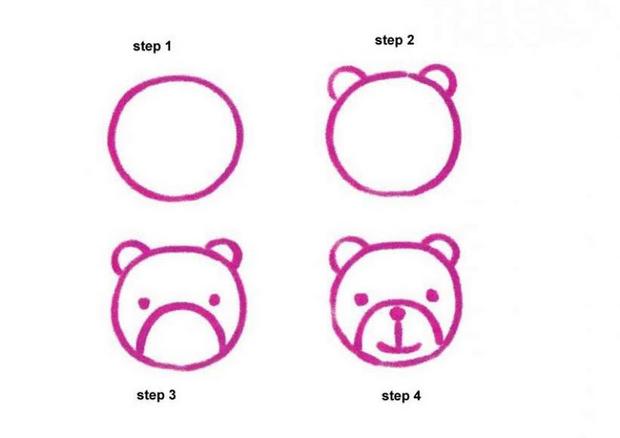 620x438 How To Draw Teddy Bear