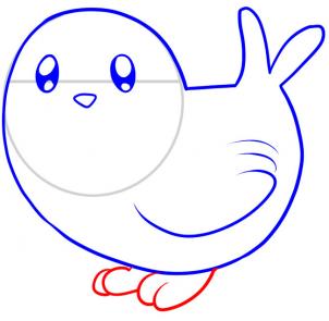 302x295 How To Draw How To Draw A Bird For Kids