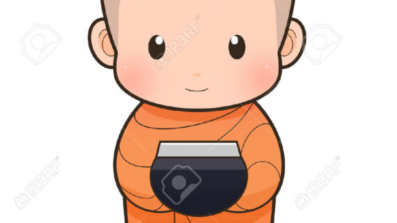 570x320 Buddha Cartoon Drawing