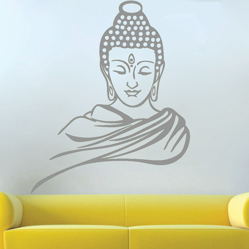 1000x1000 Guatum Buddha Religious Easy Peel Amp Stick Wall Decal Vinyl
