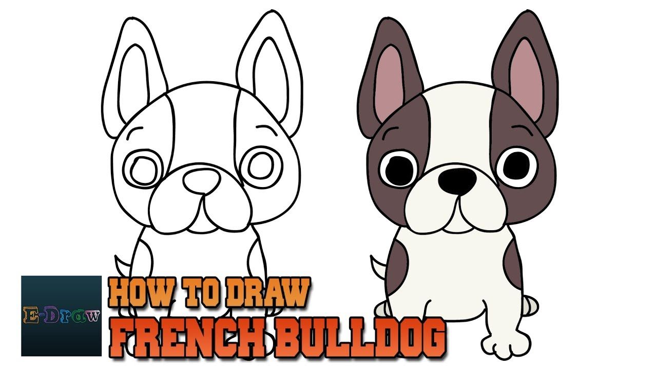 1280x720 How To Draw French Bulldog Art Tutorial Easy Step By Step