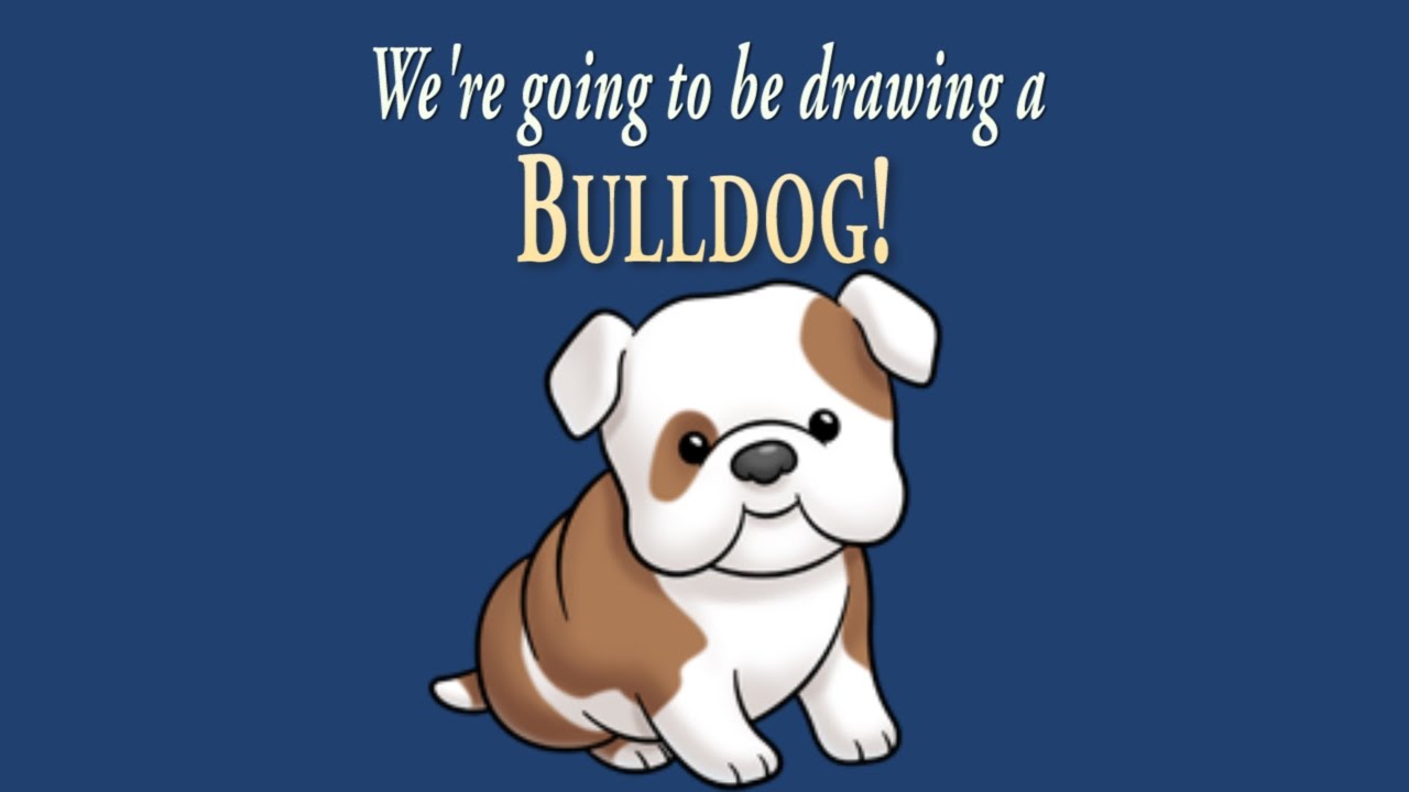 1280x720 How To Draw A Cute Little Bulldog Easy Drawing Artninja