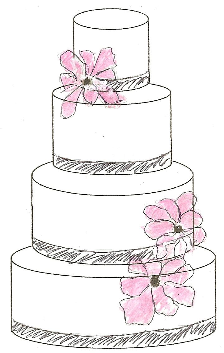 720x1136 12 Drawing Of Decorations For Cakes Photo