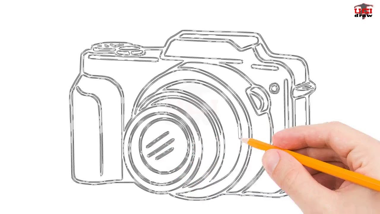 1280x720 How To Draw A Camera Step By Step Easy For Beginnerskids Simple