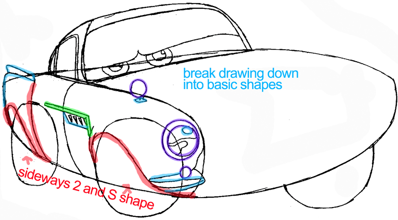 800x442 How To Draw Finn Mc Missile From Pixar's Cars With Easy Step By