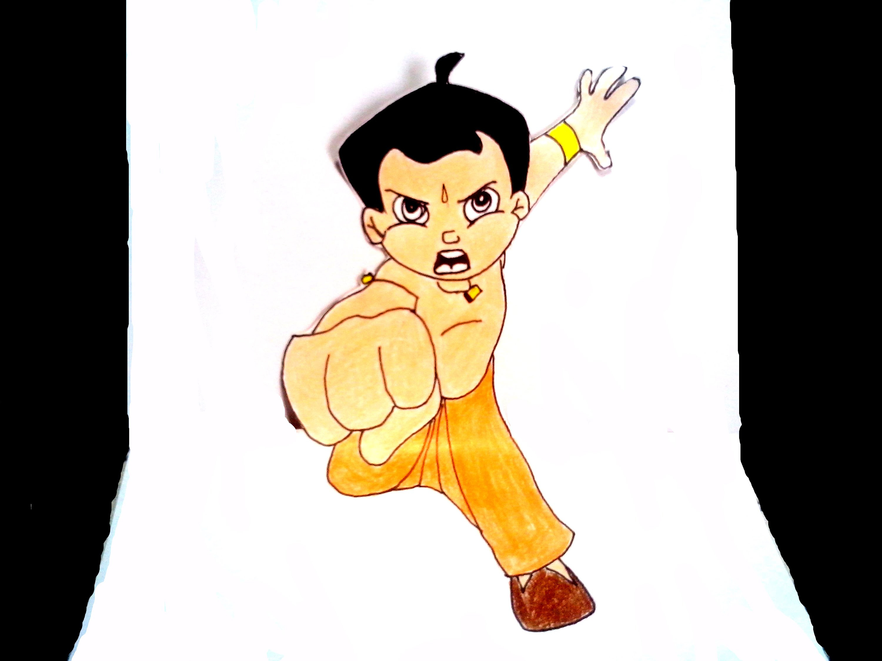 3000x2250 Easy Cartoon Drawing With Colour