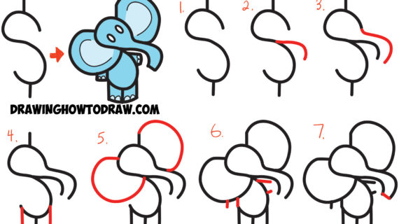 570x320 Easy Cartoon Drawings Step By Step How To Draw Elsa Easy, Step By
