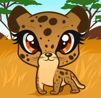 350x339 How To Draw A Cheetah For Kids Todo Cheetahs