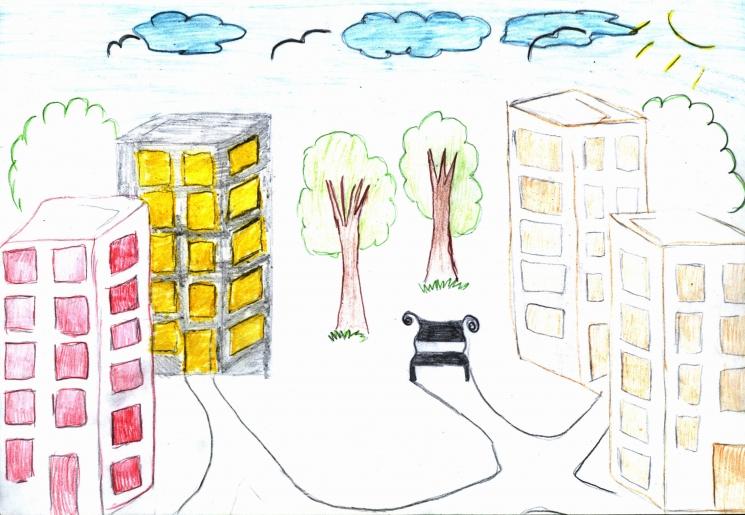 745x515 City. My Country. Drawings. Pictures. Drawings Ideas For Kids