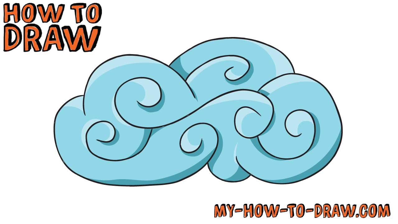 1280x720 How To Draw Curly Clouds