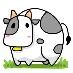 250x250 Cartoon Cow How To Draw Lesson